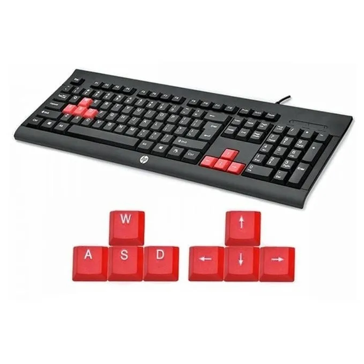 627511-OUT HP GAMER                                                     | COMBO GAMER HP KM100 TECLADO+MOUSE CABLEADO SPA NEGRO OUTLET                                                                                                                                                                                              